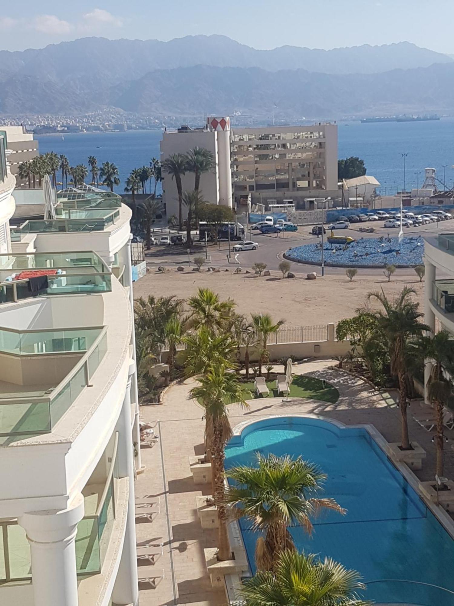 דירות אילת Palmore Top Luxury Penthause With Juccuzi First Line Of The Seaside מראה חיצוני תמונה